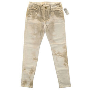 Michael Kors Jeans Women's 4 White New w/ Tags Marble Stretch Cotton